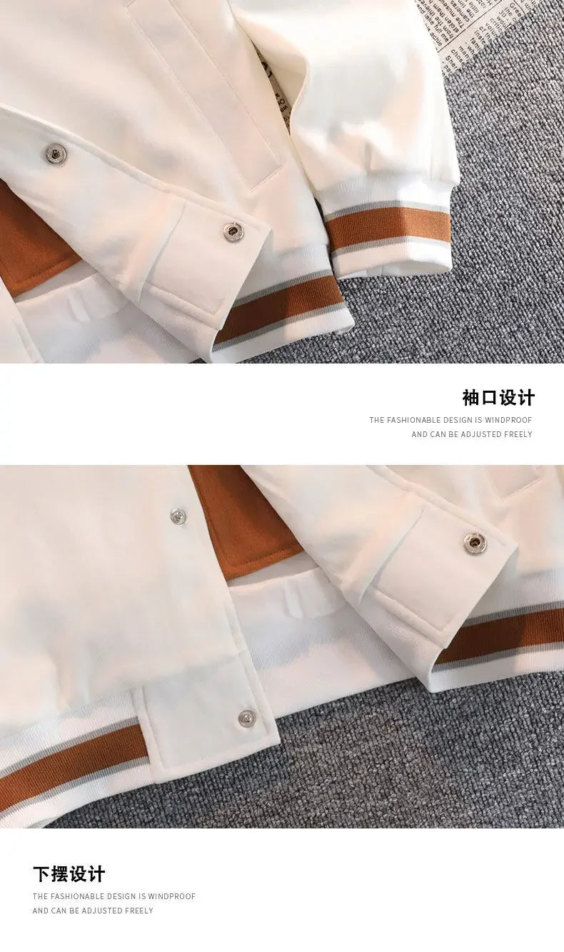 Men's Windbreaker hooded Wear Jackets Men Baseball Pilot Work Pure Cotton Jacket Hip Hop Streetwear Coat clothing fashion coat