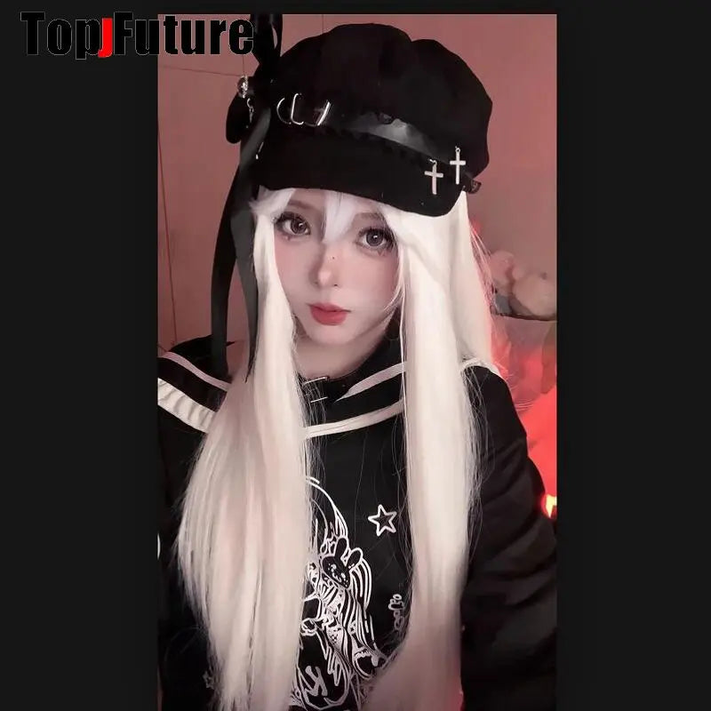 Goth boina estilo Harajuku
