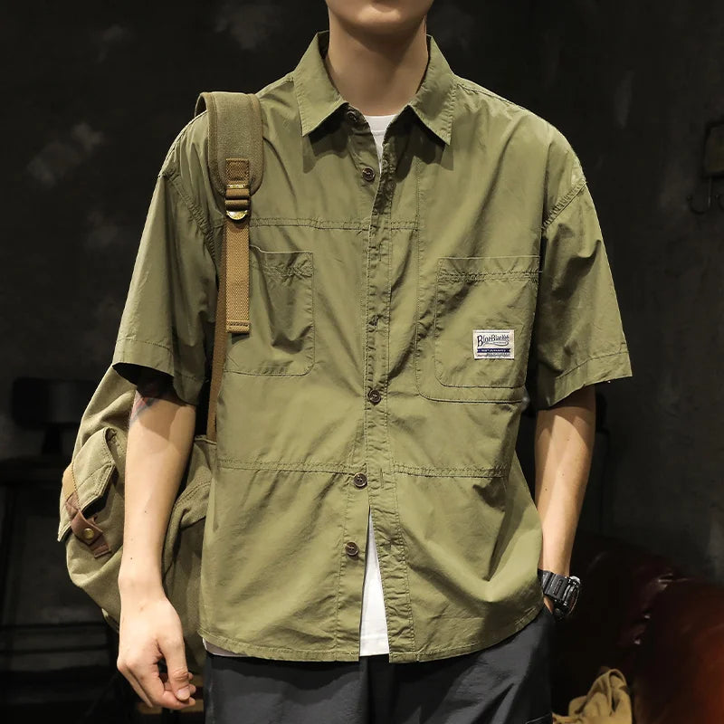 Camisa casual de manga corta