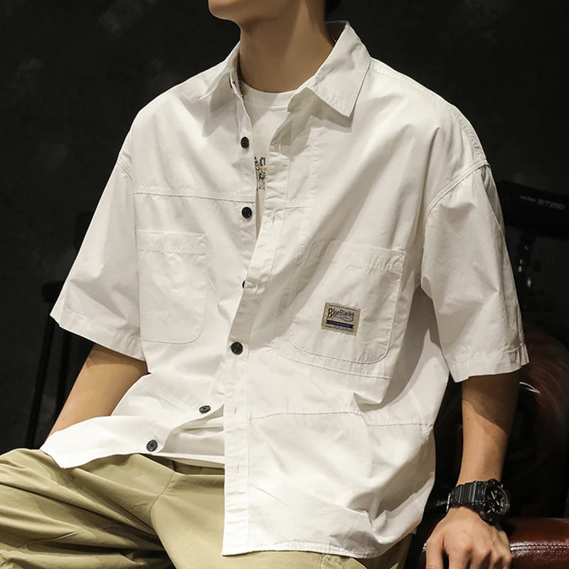 Camisa casual de manga corta