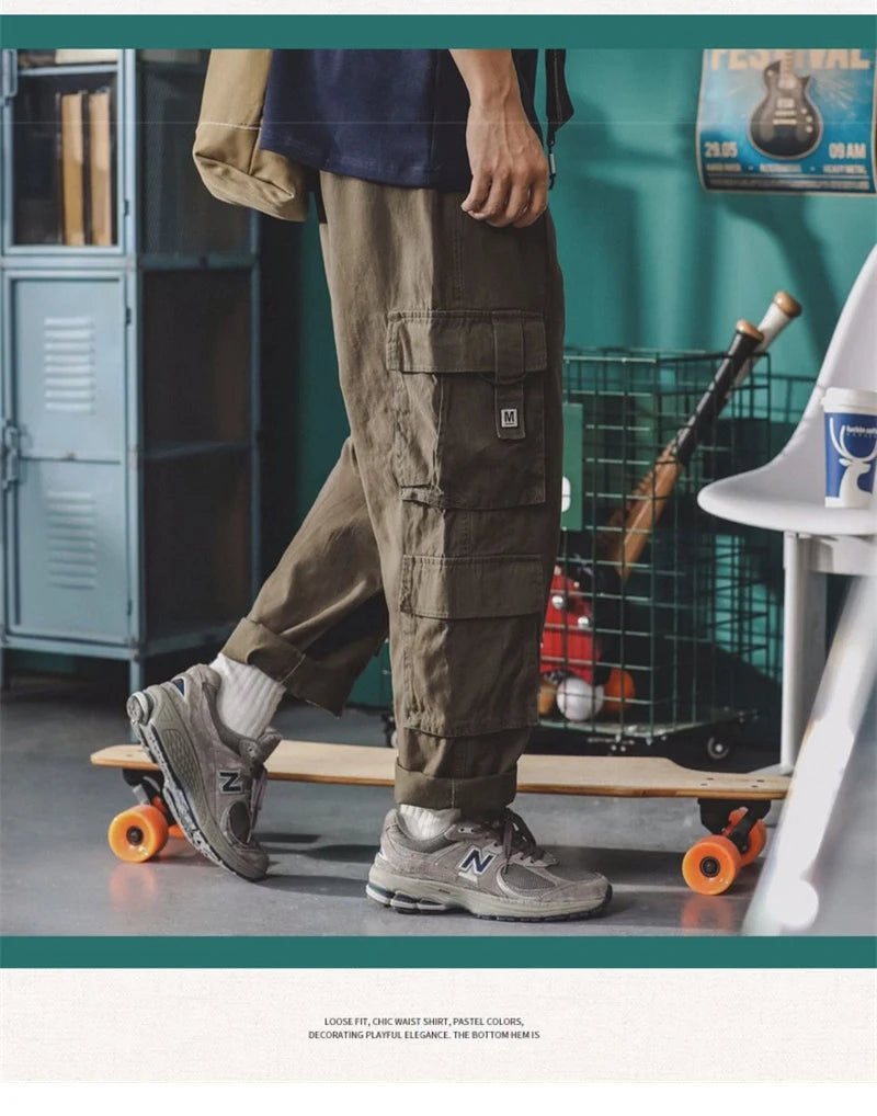 Pantalones cargo estilo americano