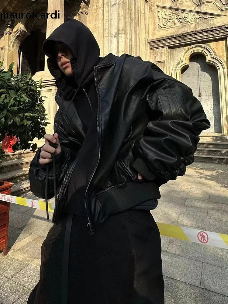 Chaqueta Bonder de cuero sintético - Mauroicardi