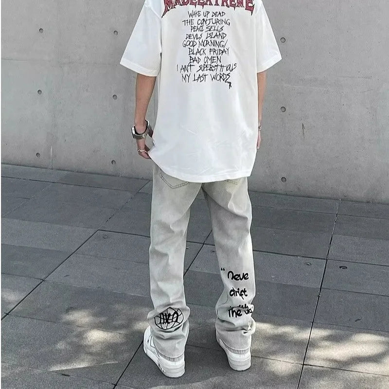 Baggy Jeans con estampado