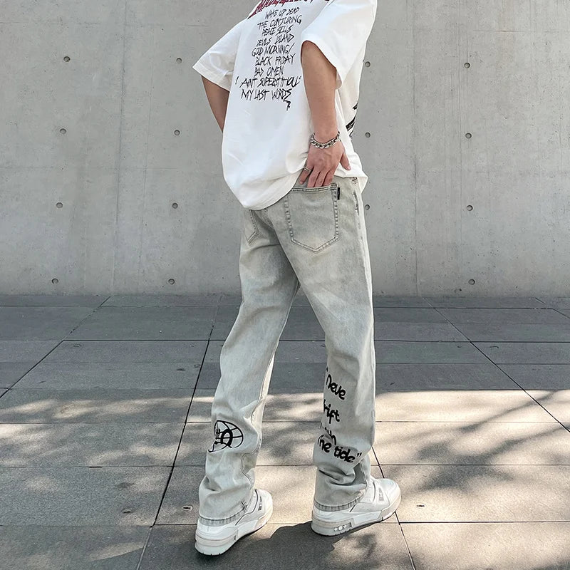Baggy Jeans con estampado