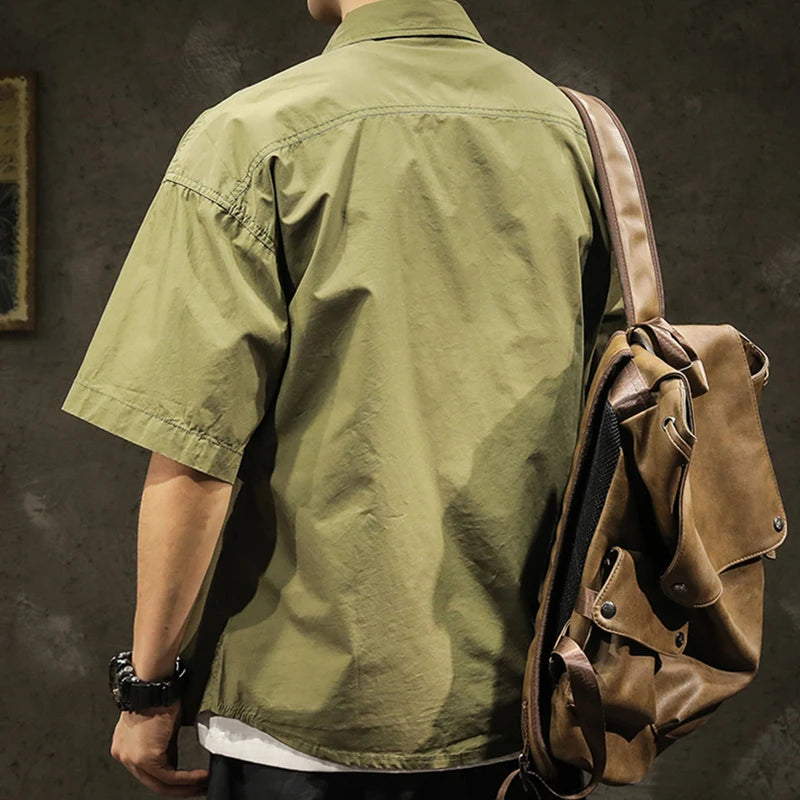 Camisa casual de manga corta