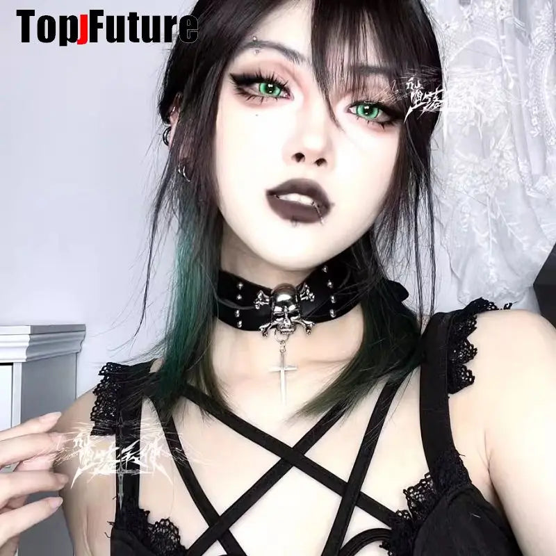 Gargatilla con calavera - Goth Style