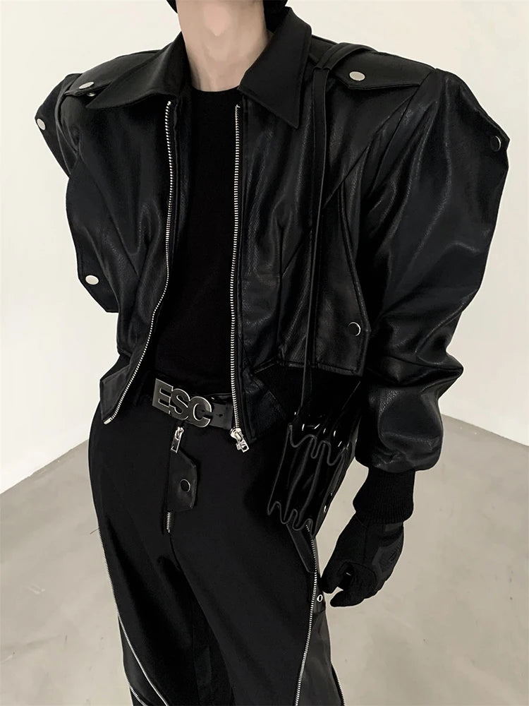 Chaqueta StreetWear de cuero sintético - Mauroicardi