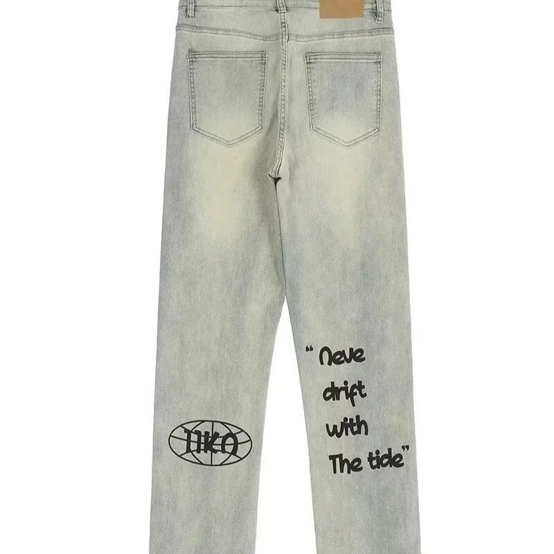 Baggy Jeans con estampado
