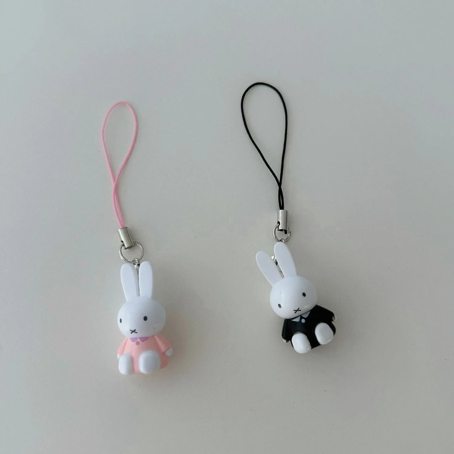 Kawaii Miffy Key Chain Cartoon Cute Backpack Pendant Ornaments Mobile Phone Chain Christmas Gift