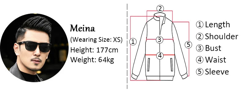 Chaqueta de cuero sintetico desgastado - Mauroicardi