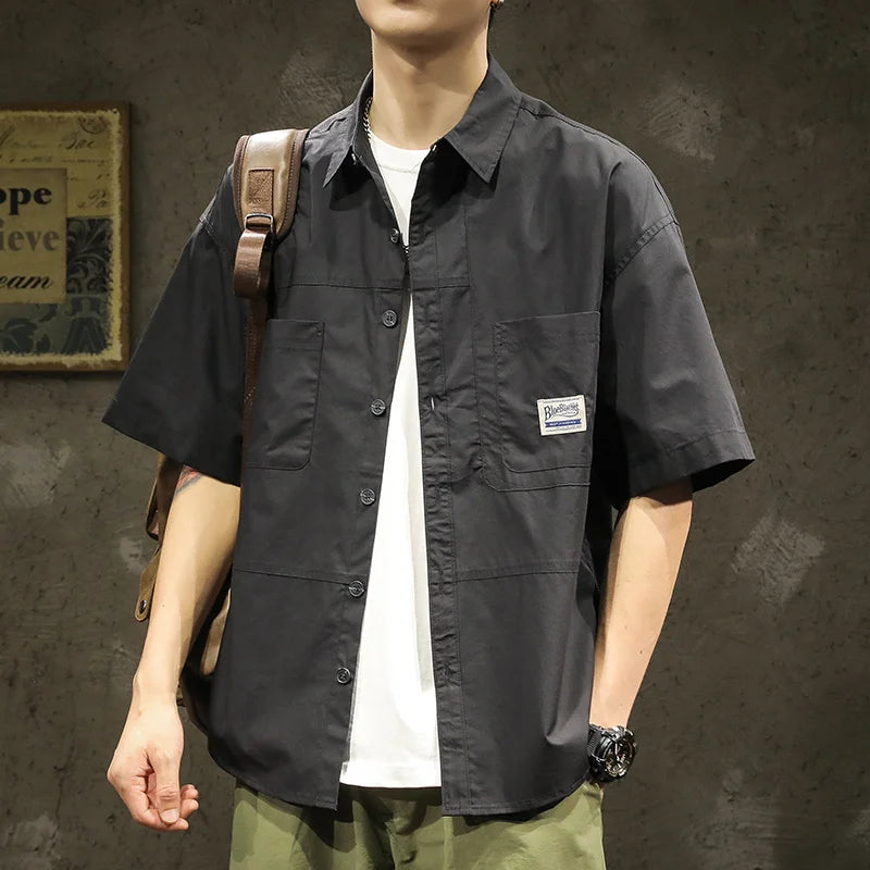 Camisa casual de manga corta