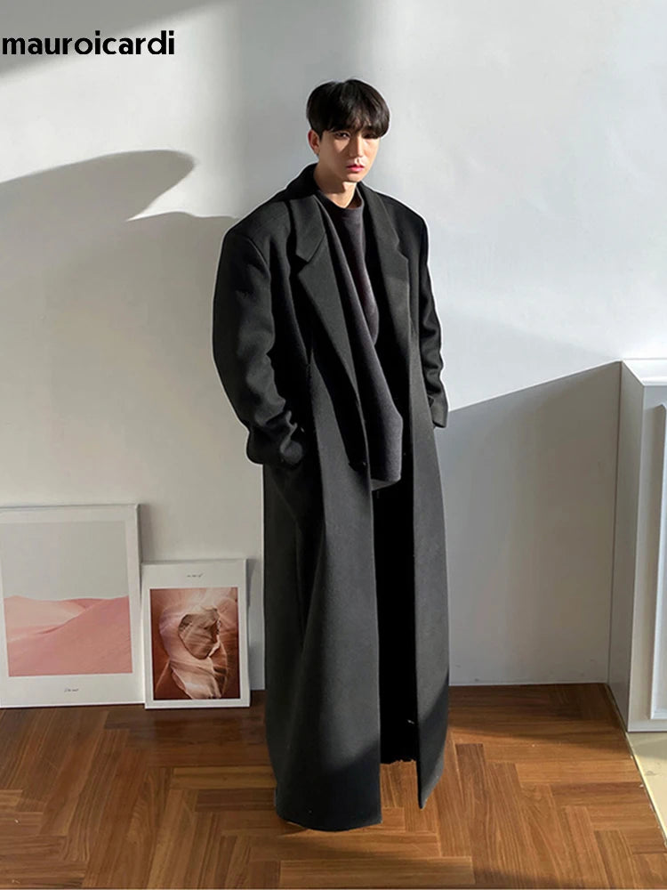Gabardina | Abrigo Largo de lana - Mauroicardi