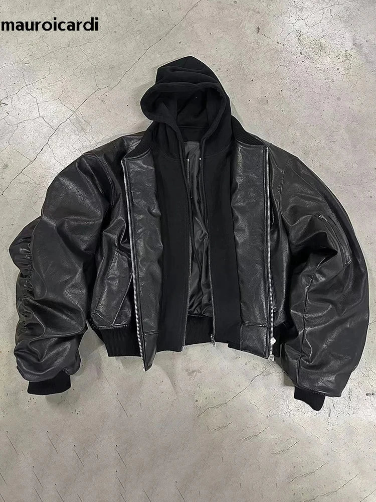 Chaqueta Bonder de cuero sintético - Mauroicardi