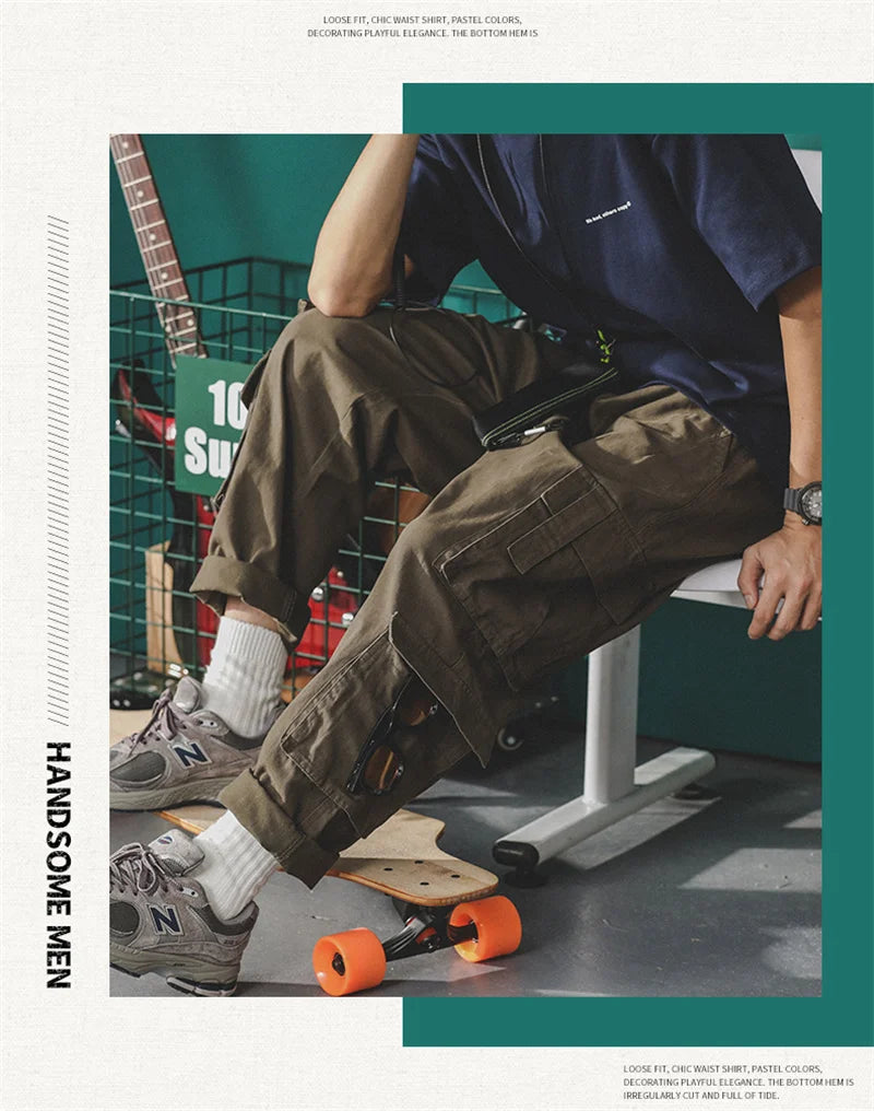 Pantalones cargo estilo americano