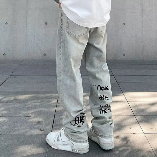 Baggy Jeans con estampado