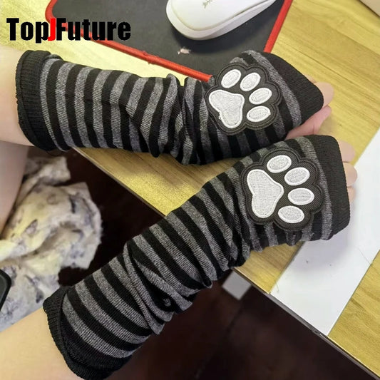 Guantes emo/goticos estilo Lolita