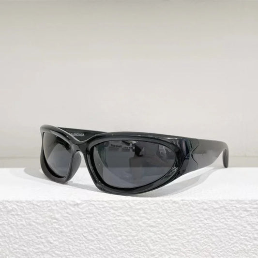 New Y2K Sports Punk Sunglasses Women Designer Square Goggle Men Luxury Brand Sun Glasses UV400 Colorful Mirror Fashion Eyewear