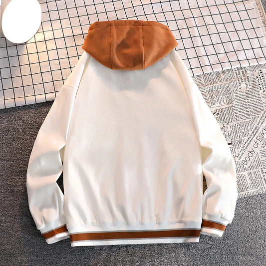 Men's Windbreaker hooded Wear Jackets Men Baseball Pilot Work Pure Cotton Jacket Hip Hop Streetwear Coat clothing fashion coat