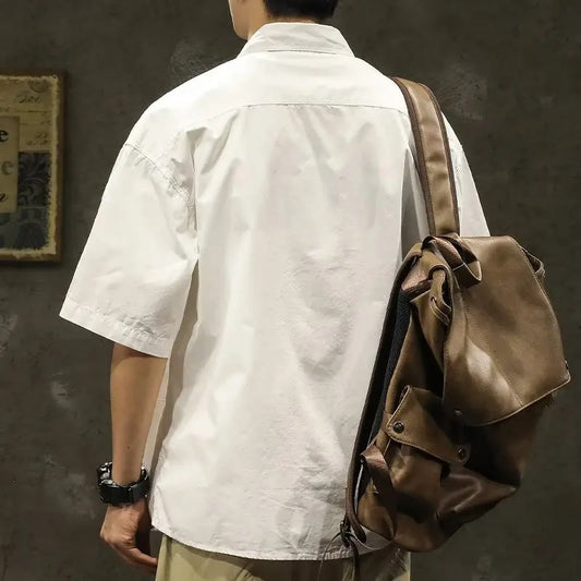 Camisa casual de manga corta